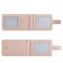 翻蓋式卡片套,公車卡套,ic卡保護套,id卡套,地鐵卡套,附可伸縮掛繩、卡片收納盒、證件夾、卡片整理盤 - 黑色 - 查看 7