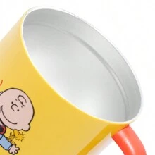 SNOOPY 1個帶陶瓷內襯和不銹鋼外殼的糖果色杯子,便攜式保溫冷熱水杯,適用於女性 - 白色 - 查看 4