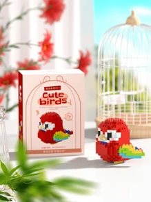 電影《鳥人》靈感的積木鸚鵡玩具 - 彩色 - 查看 1