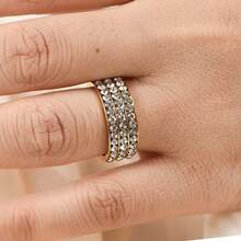 1枚歐美時尚全鑽不銹鋼戒指 - JZ073 - 查看 5