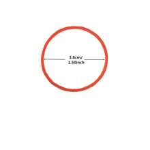 1pack/100pcs Red Elastic Rubber Bands With High Elasticity, Office Stationery - Red - View 4