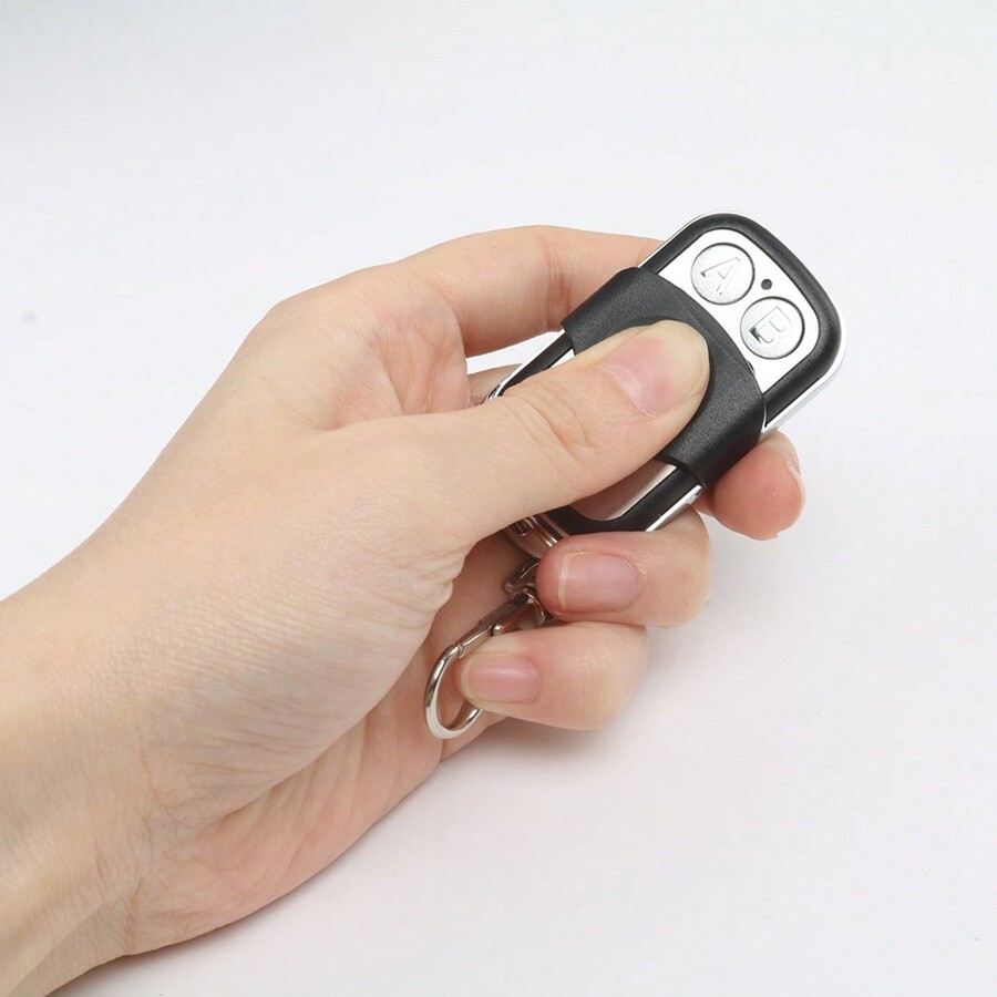 1pc Remote Control Copier, Metal 4button 433mhz Cloning Fixed Code