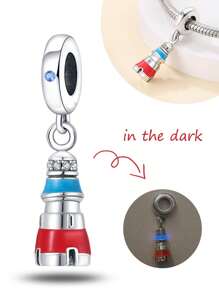 建築系列巴黎鐵塔聖母院斗獸場燈塔魅力手鍊，時尚珠寶禮物適合女性，適用於3mm DIY手鍊 - 建築系列 - 查看 16