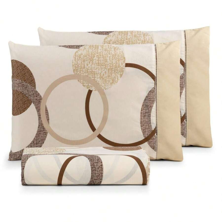 Sheet Sets with Pillowcases - Màu be - Xem 1