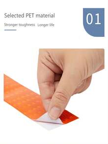 階梯火災夜間安全警示反光帶汽車身自行車反光貼紙,白色/紅色/黃色/綠色 - 綠色 - 查看 10