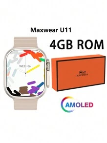 Reloj inteligente u11 smartwatch serie de brújula lsland 9 reloj deportivo llamada Bluetooth monitoreo de salud de fitness - Gris - Ver 2