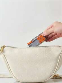 1 件牙線收納盒便攜式家用創意打火機風格高級隨身攜帶自動牙籤盒 - 黑色 - 查看 5