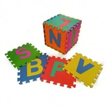 Educational Mat Interactive Floor Foamy Children 10pcs Buildable Puzzle - 彩色 - 查看 6