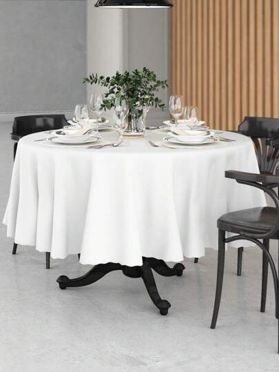 Toalha de Mesa Redonda 1,45m Corte a Laser Oxford Festa Buffet