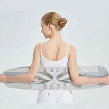 1pc Back Braces For Lower Back With 5 Stays, Breathable Back Support Belt For Men/Women For Work , Anti-Skid Lumbar Support Belt With Mesh - Black - View 9