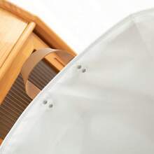 1 件加厚洗衣袋,帶 Pu 手柄,用於玩具和雜項存放、髒衣服、洗衣籃、大號布藝收納盒 - 黑色 - 查看 11