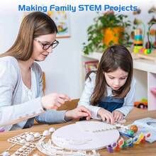 1 組 Diy 組裝手繪太陽系行星桌上遊戲,戶外益智玩具 - 彩色 - 查看 3