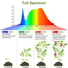 1/2/3/4入組 Led 室內植物生長燈,40w生長燈條配備自動開/關計時器,192/144/96/48個led,4個可調光度級別,適用於多肉植物、幼苗、室內花園、植物架 - 50公分 19.6英寸 - 查看 8