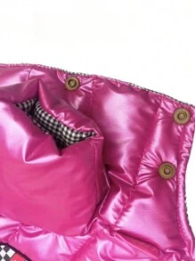 1pc Shiny Winter Warmth Four-legged Pet Jumpsuit With Thickened Coat For Dogs - Blue - View 10