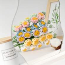 2 Stalks Of 34cm Purple Foam Lily. Delicate And Elegant, Fresh. Suitable For Gift, Home Decoration, Tabletop Ornament And Friend Gift. - [Puff Lily Of the Valley]Purple 2 Sticks - View 5