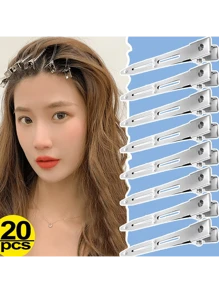 5.5cm 1/5/20/40pcs Hair Root Fluffy Clips Styling Salon Professional Salon Metal Hair Clip Hairpin Clamps DIY Tools Hair Accessories ,Hair Styling Tools