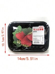 50 張可愛草莓設計便條紙 - 彩色 - 查看 2