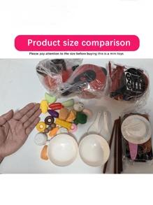 兒童模擬遊戲加厚廚具套裝59件(隨機顏色) - 彩色 - 查看 3