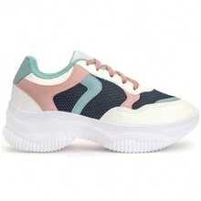 Women Wedge Sneakers - 白色 - 查看 3