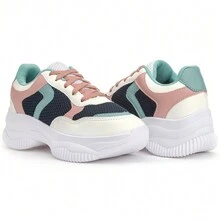 Women Wedge Sneakers - 白色 - 查看 5
