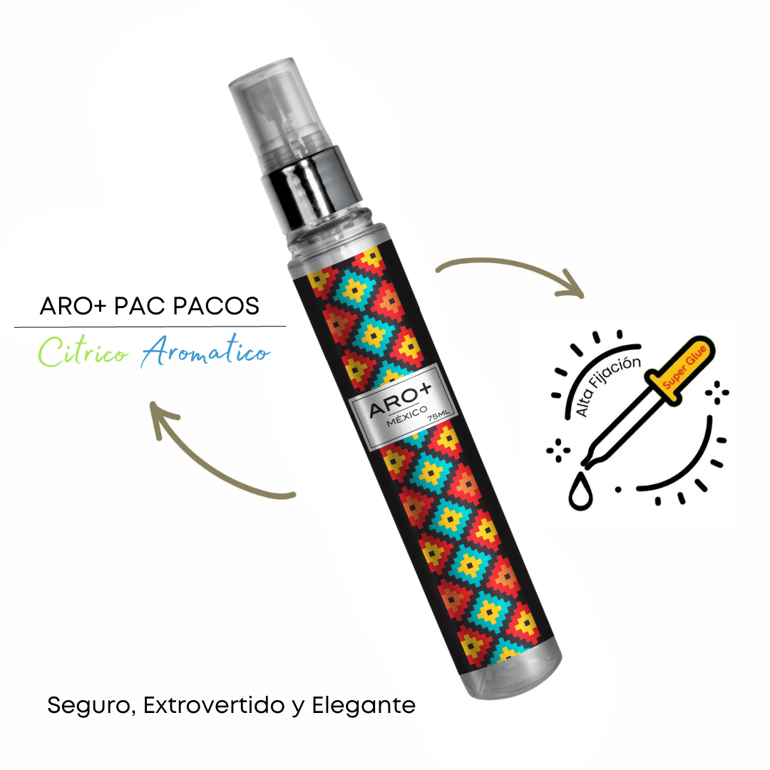 Perfume Caballero Aro+ Pac Pacos Con Esencia De Larga Duración y Alta Fijación Para Hombre