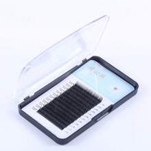 zernber 假睫毛,1 盒嫁接睫毛延長自然捲曲卷,柔軟無感/輕盈逼真,厚度 0.05 0.07,長度 8-12 毫米,簇狀睫毛假睫毛睫毛延長 - B - 查看 8