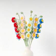 2支/包34公分粉色牡丹和鈴蘭花束,精美優雅的生鮮花用於禮品家居裝飾桌面展示和送給朋友作為禮物 - [泡芙鈴蘭]粉紅色2枝裝 - 查看 3