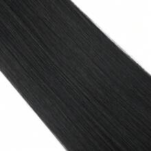 HONG SHI JIA Synthetic Bone Straight Braiding Bulk Crochet Braids Hair 24Inches Pre Stretched Braiding Hair For Box Braids Hair Extensions - Black - View 3