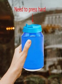 1pc Reusable Sealed Bottle Cap, Beverage Can Lid, Drink Spill-Proof Cover, Leakproof Stopper, Juice Can