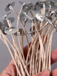 30pcs 6-20cm Smokeless Candle Wicks Waxed DIY Candle Making