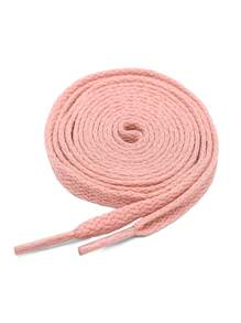 1pair Minimalist Shoelaces - Dusty Pink - View 3