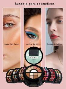 108 Colors Eyeshadow: Ultra-Pigmented Eyeshadow Set - Highly Pigmented Eye Makeup Palette, Always Bright Multicolor Powder Eyeshadow Combo Set - Long Lasting Blendable, Vibrant Natural Colors - Makeup Eyeshadows For All Occasions, Essential Cosmetics For Professional Makeup - Perfect Gift Set For Beauty Lovers - Cruelty-Free And Hypoallergenic Product For Sensitive Skin - 108 Colors Cosmetic Case - View 1