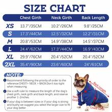 1pc Blue Dog Hooded Sweatshirt With Reflective Strip & Harness Hole, Soft & Warm Pet Clothes Suitable For Small/Medium/Large Dogs, For Autumn/Winter/Cold Weather/Spring - Blue - View 6