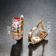 Buling 類似 Buling 設計的多色水鑽耳環,您一定會喜歡 - 彩色的 - 查看 4