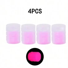 Tapones De Válvula Del Capo De La Rueda Del Auto Con Efecto Luminoso