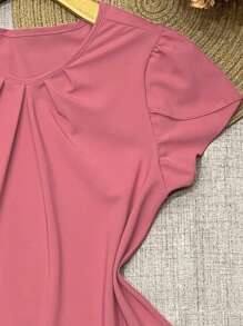 Women Blouses - 粉色 - 查看 3