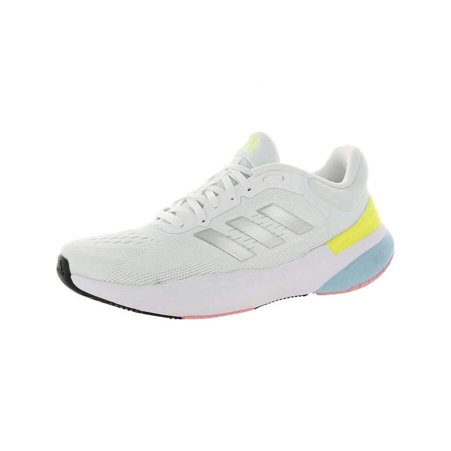 Adidas Response Super 3.0 Womens Mesh Trainers Running Shoes - White - View 1