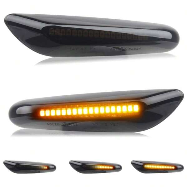 2 Stücke Rauchlinse Dynamik Fließende Sequenzielle Led Seitenmarkierungslicht Blinker Lampe Für Bmw E60 E61 E90 E91 E92 E93 E81 E82 E88 E46 E83 E84 1/3/5/x3/x1 Serie