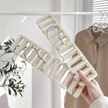 Tie Belt Hanger Wardrobe Closet Belts Scarf Hanging Organizer Rotating Slots Storage Holder Rack Hook Bedroom Home Items - Black - View 7