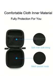 Chimexhy  Bolsa de almacenamiento de cable de datos estampado geométrico - Negro - Ver 3