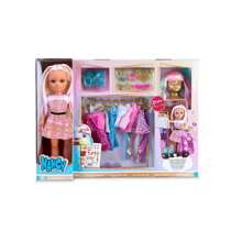 Muñeca Nancy y su Vestidor Delooks con 8 prendas de vestir y 8 accesorios diferentes ¡tiene el armario más glam! (Famosa NAC48000) ✅ Entrega 24/48h a España (península) - Ver 1