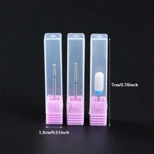 3 cái/bộ Gốm sứ Khoan móng tay , 3/32 Inch Biểu bì Đối với Khoan móng tay , Máy khoan Móng tay Làm móng tay móng chân Để loại bỏ Công cụ Đối với Acrylic Gel Móng tay - màu đen - Xem 5