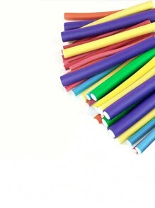 10pcs Soft Foam Flexible Curling Iron Non-Thermal Magic Curling Iron Roller Curling Tool Set Has 7 Different Sizes For You To Choose From ,Hair Styling Tools