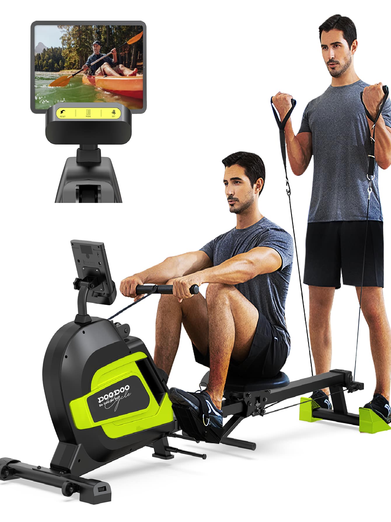 Deep Rowing Machine Rower Machine Magnetic Rowing Machine Folding Rower With 14 Level ...