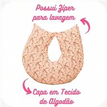Pregnancy & Nursing Pillows - Màu Hồng baby - Xem 5