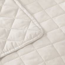 MIFXIN Sectional Couch Cover 1 Piece Reversible Waterproof L-Shaped Sofa Cover Chaise Lounge Couch Furniture Protector Slipcover For Pet Dogs Cats With Elastic Straps - trắng - Xem 11