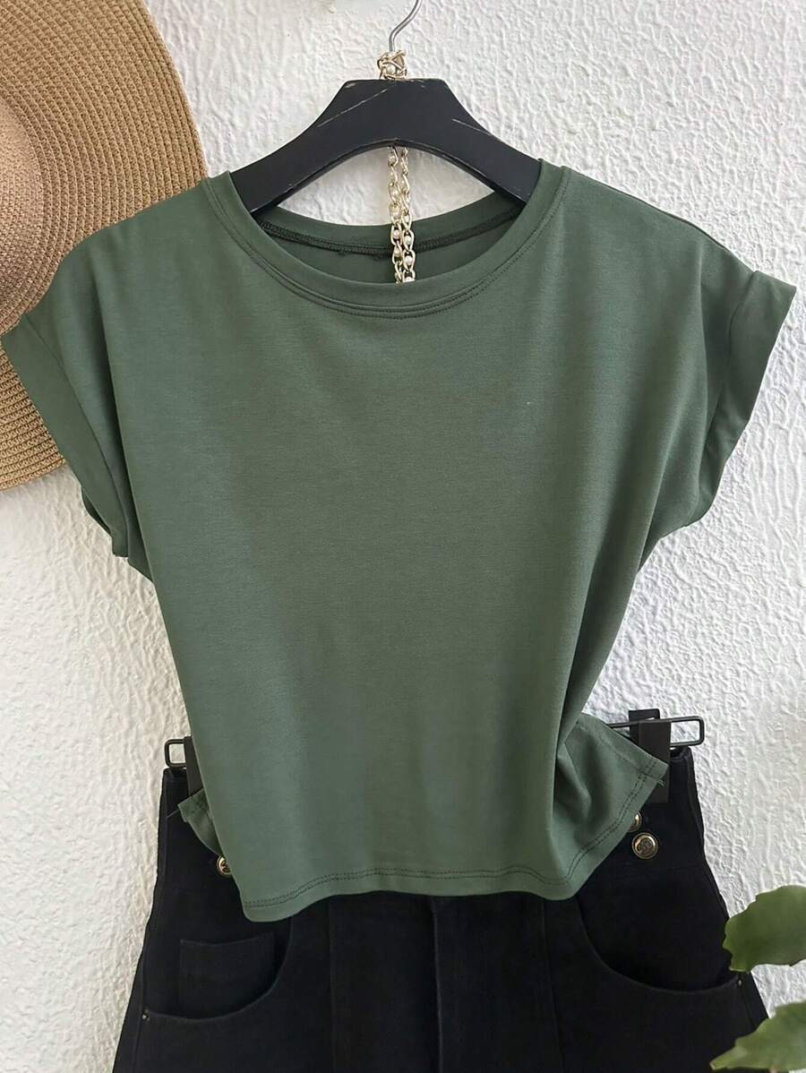 Women Tops - Verde militar - Ver 1