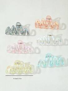 6入組精靈彩虹色髮夾 - 彩色 - 查看 3