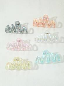 6入組精靈彩虹色髮夾 - 彩色 - 查看 4