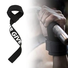 Lifting Straps Gym Mancuernas Pesas Crossfit Varios Colores - Negro - Ver 7